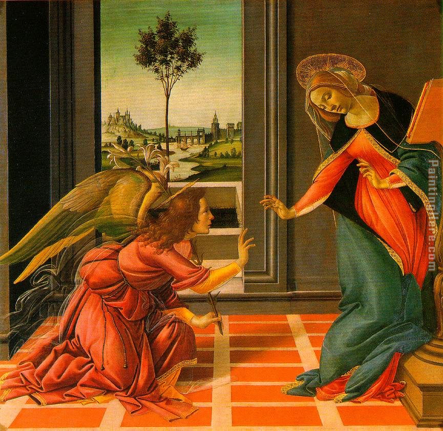 Sandro Botticelli The Cestello Annunciation